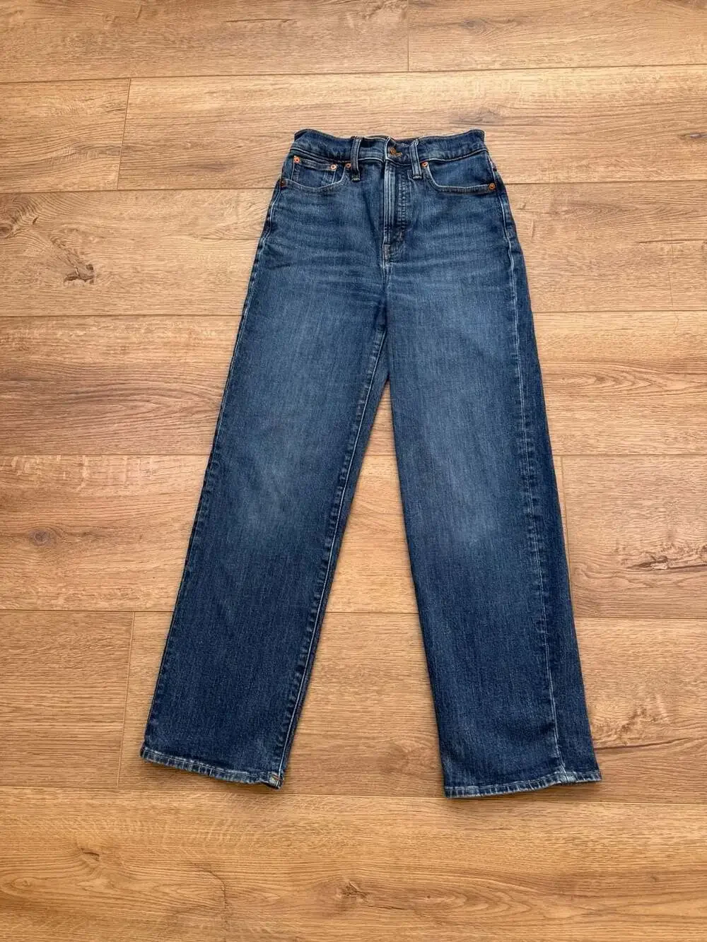 Madewell Perfect Vintage Wide-Leg Jeans Women’s 26 High Rise Dark Wash
